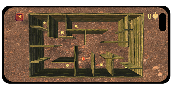 rolling ball puzze game screen