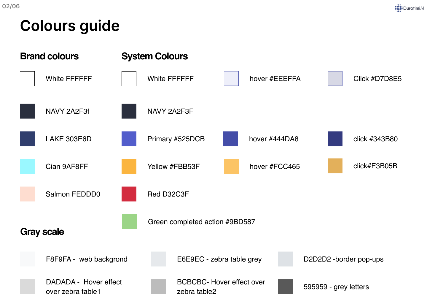Screen 2 of design system