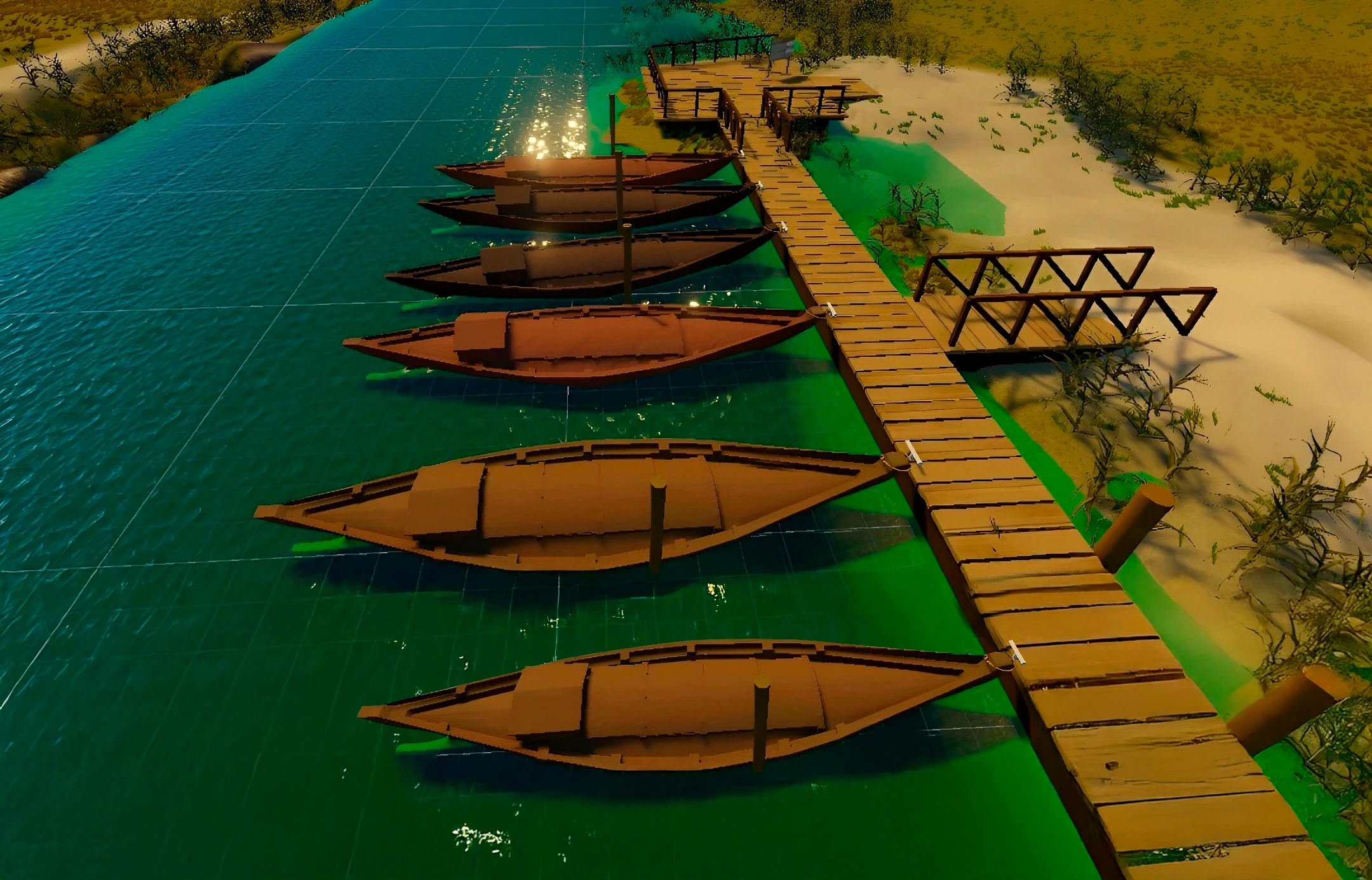 Catarroja port in 3d created by Kaue Oliveira y Victoria Vivo